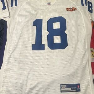 Indianapolis Colts Peyton Manning Super Bowl Patch Jersey